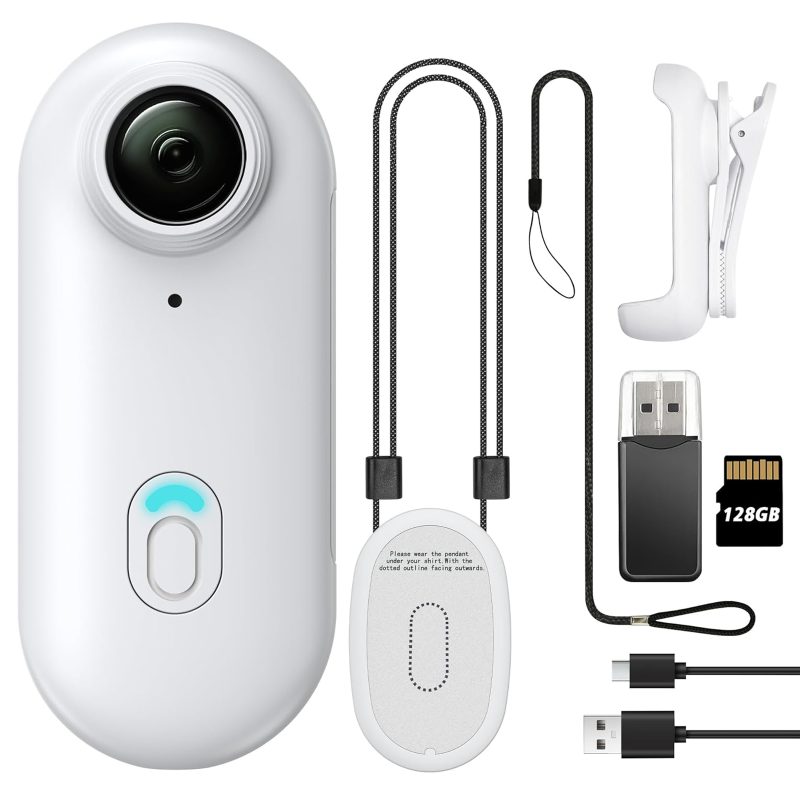 4K 1080P POV Camera Body Wearable Cam Smart Phone WIFI Camera - Image 2