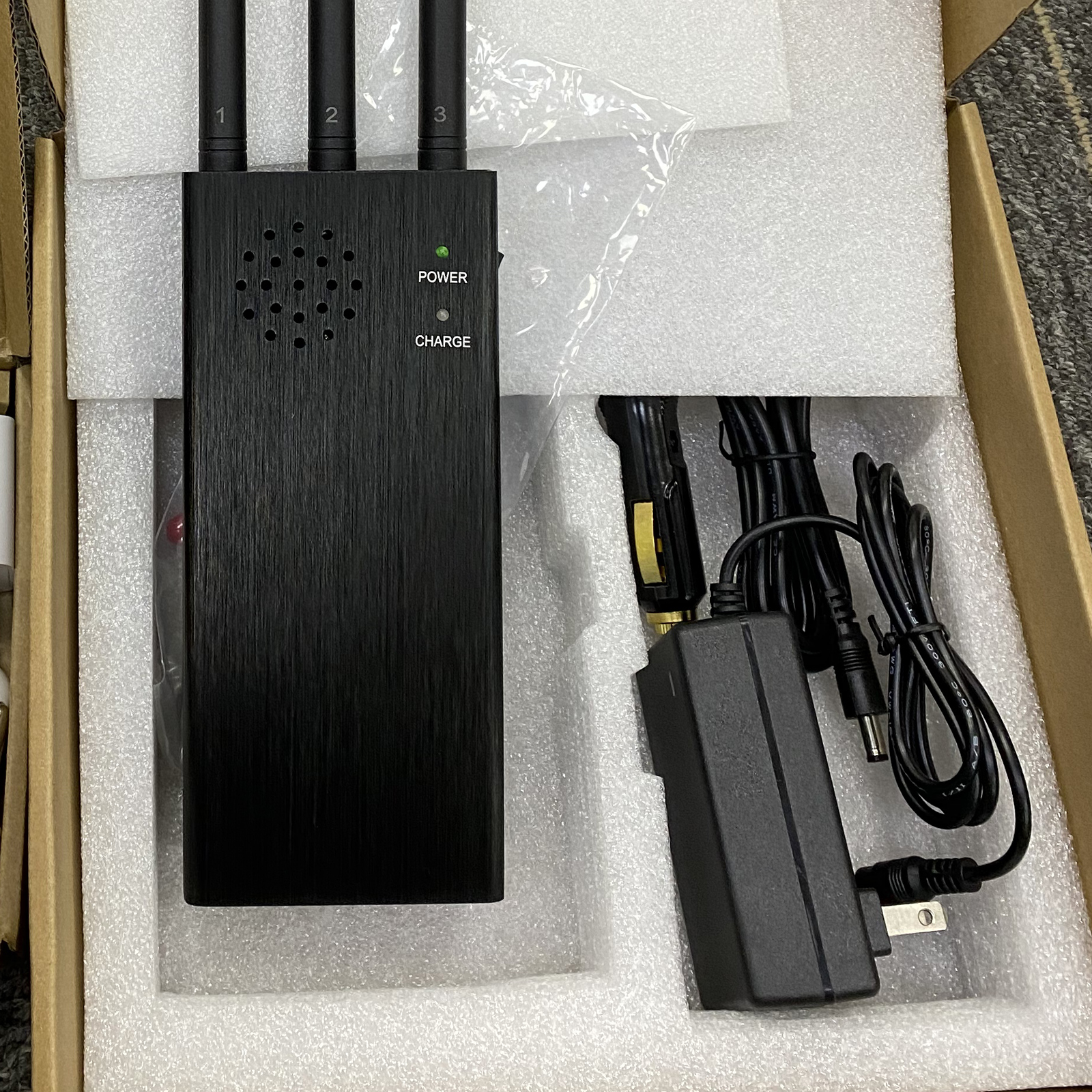 J3 3 Channels Car Remote Control 10W 100m Range Handheld 315MHz 433MHz 868MHz Signal Jammer - Image 2