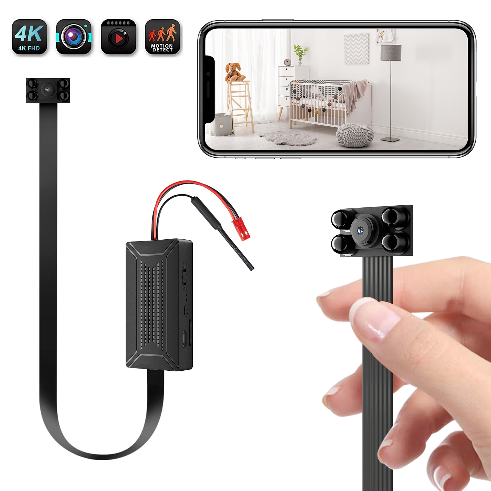 H25-C Spy Camera, HD Hidden Camera Security Camera - Image 4