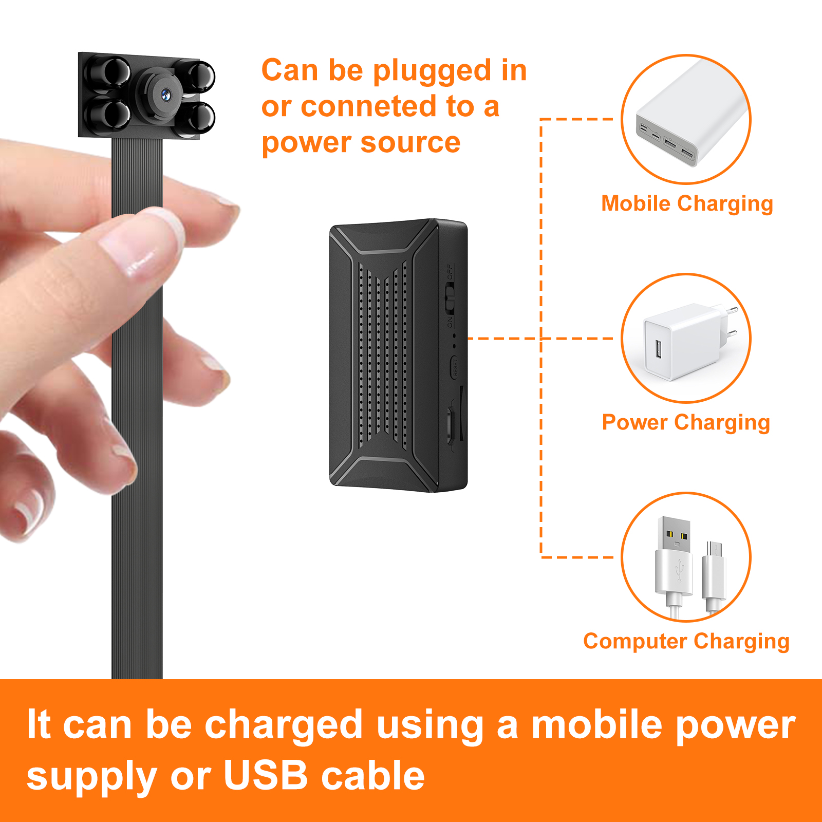 H25-C Spy Camera, HD Hidden Camera Security Camera - Image 6