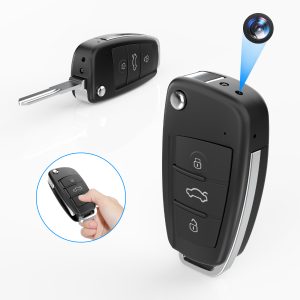 S220: Keychain Camera, 1080p HD Small Security Car Key Camera, Nanny Camera Similar to Car Keys Safe for Indoor and Outdoor Use