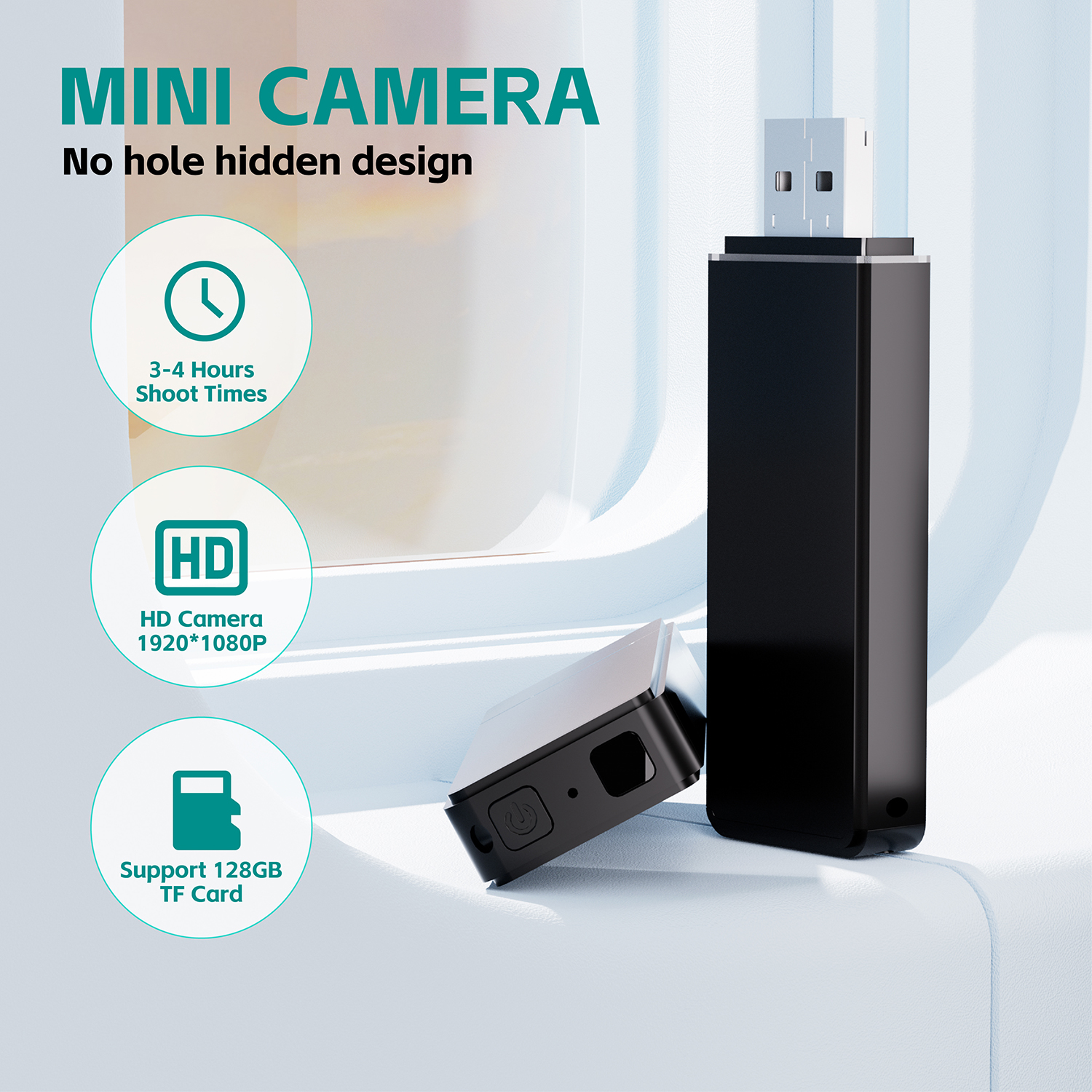 UP1 Flash Drive Micro USB Spy Camera USB disk Hidden 1080P Camera - Image 6