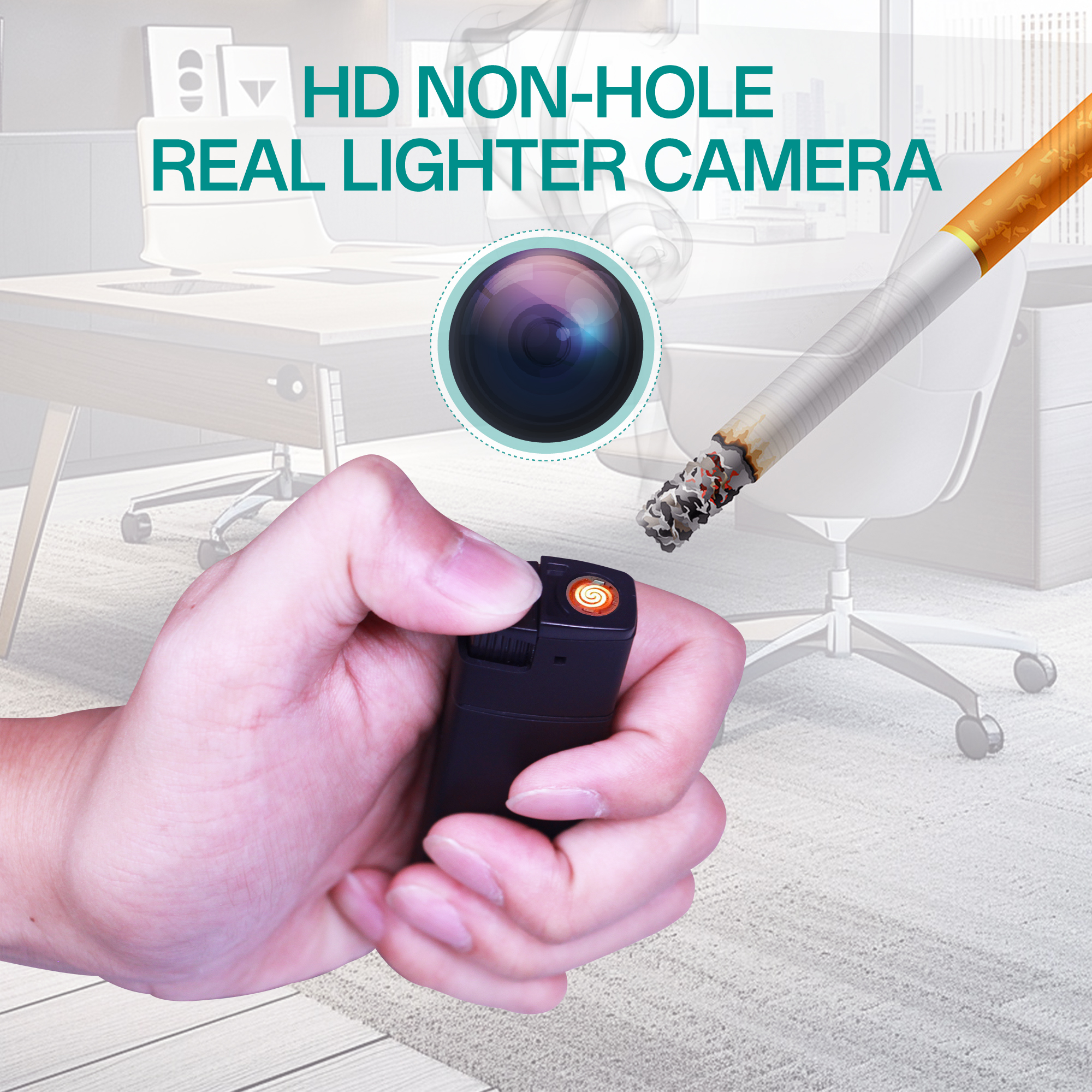 KD5 Cigarette Lighter Spy Camera Recorder - Image 16