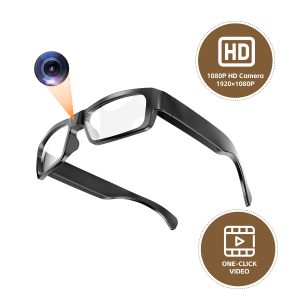 GL91: Full HD Glasses Camera, the Camera Lens is Cleverly Integrated Into the Frame, seamlessly Capturing Every Detail.